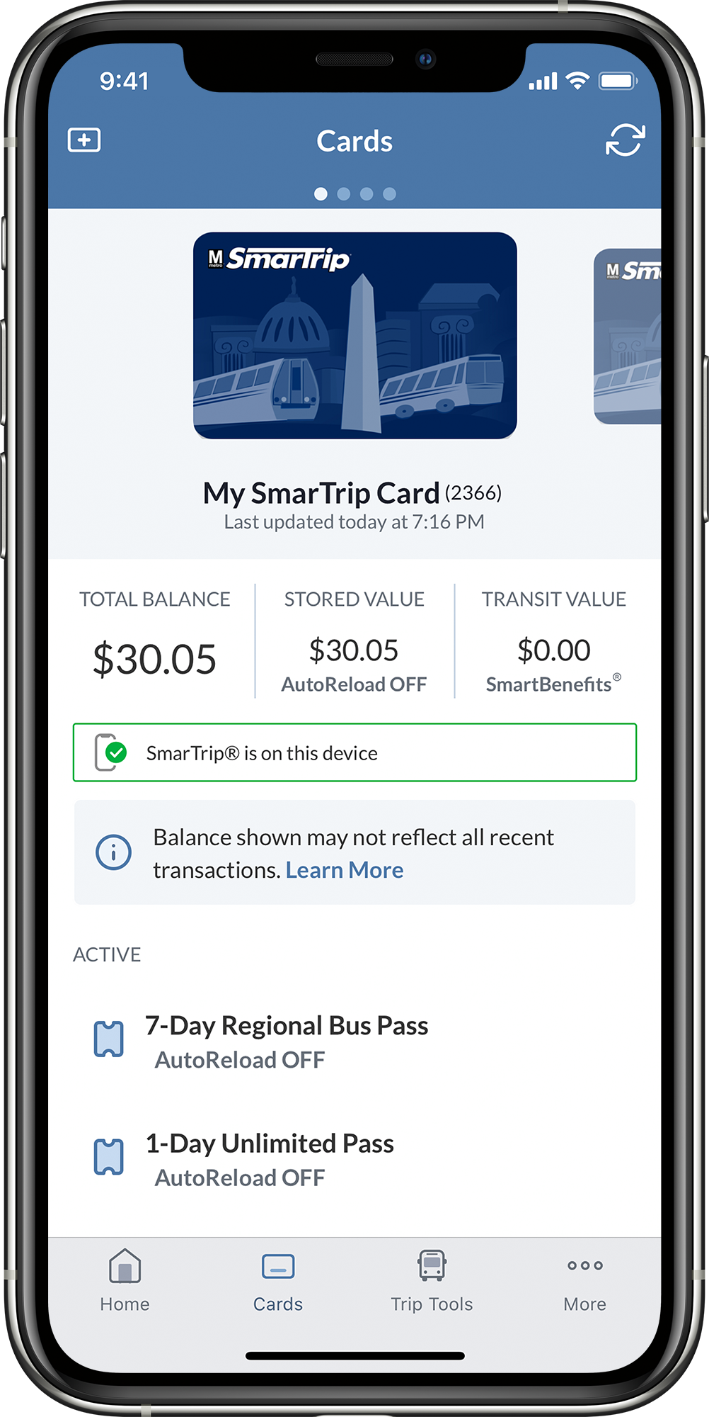 Smartrip Mobile App Picture